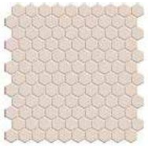 Мозаика фарфоровая однотонная Serapool 26,5 мм (шестигранная) светло-коричневый
