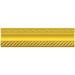 Плитка фарфоровая Serapool Hera золото 7.2х25