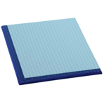 Плитка фарфоровая Serapool для римской лестницы наружный угол 25x30см, кобальт-св. голубой, концевой левый