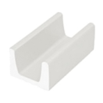 Переливной лоток керамический K1 белый, длинный