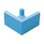 Переливной лоток керамический K4 голубой, наружный угол