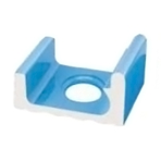 Переливной лоток керамический K4 голубой, длинный с отверстием