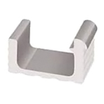 Переливной лоток керамический KP1 серый, короткий