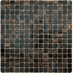 Стеклянная мозаичная смесь ORRO mosaic CLASSIC SABLE BLACK (бумага)