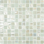 Стеклянная мозаичная смесь Vidrepur Moon White (652/710) (на сетке)