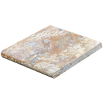 Плитка каменная Poolmagic ступень Gradino Alpes 30,5х33х3, матовый травертин