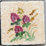 Плитка каменная Poolmagic декор Provance Цветы полевые-2 10х10