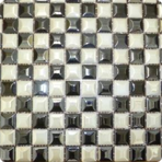 Стеклянная мозаичная смесь Vidrepur Elements Edna Damero (на сетке)