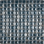 Мозаика стеклянная однотонная Vidrepur Elements Edna Темно-синий (на сетке)