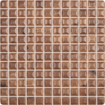 Мозаика стеклянная однотонная Vidrepur Wood № 4200/В (на сетке)