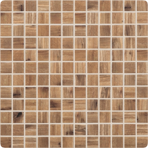 Стеклянная мозаичная смесь Vidrepur Wood № 4201 (на сетке)