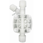 Головка насоса с шаровыми клапанами STD PVDF, тип E, 1-15 л/ч, Керамика – Витон