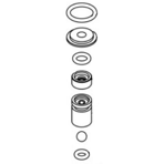Комплект клапанов Витон, шарового для ПВХ, тип С (10 шт.)