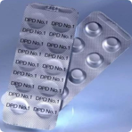 Таблетки для фотометра Aqua DPD-1, коробка 500 шт. (свободный хлор)