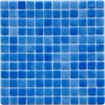 Мозаика стеклянная однотонная AquaViva Antarra Cloudy PG 4651 голубая