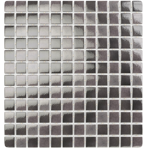 Мозаика стеклянная однотонная Antarra Cloudy PG4612, Черный, гладкая