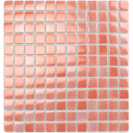 Мозаика стеклянная однотонная Antarra Cloudy PG4633, Лососевый, гладкая