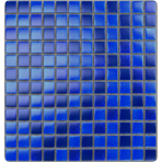 Мозаика стеклянная однотонная Antarra Cloudy PG4640, Чернильный, гладкая