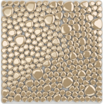 Мозаика стеклянная однотонная Antarra Drops mono DIR021,Гранит Кофейный, гладкая (без лака)