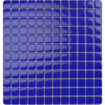 Мозаика стеклянная однотонная Antarra Mono ST041, Синий, гладкая