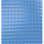 Мозаика стеклянная однотонная Antarra Mono ST042, Голубой, гладкая