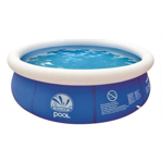 Надувной бассейн Jilong круглый PROMPT 420х84 см, семейный, цвет: голубой