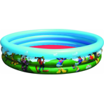 Детский бассейн Bestway надувной круглый Disney Mickey Mouse, 122х25 см, артикул 91007