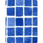 Пленка с рисунком для бассейна "Мозаика неразмытая" ширина 1,65 м Alkorplan 3000 Persia Blue