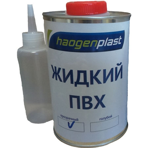 Герметик (уплотнитель швов) прозрачный 1 литр, Haogenplast, аппликатор на 100 мл