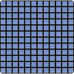 Мозаика стеклянная однотонная JNJ Picasso 10x10 мм A 18