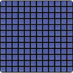 Мозаика стеклянная однотонная JNJ Picasso 10x10 мм A 19