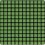 Мозаика стеклянная однотонная JNJ Picasso 10x10 мм A 23