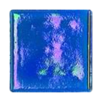 Мозаика стеклянная однотонная JNJ Iridium 20x20, 327х327 мм EB 01 синий
