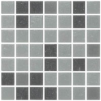 Стеклянная мозаичная смесь JNJ JN 20x20 см GREY, на бумаге, лист 0.107 кв.м