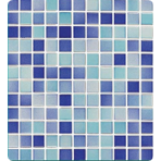 Фарфоровая мозаичная смесь Serapool Versicolor (синий/темно-синий)