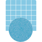 Мозаика фарфоровая однотонная Serapool 50х50 мм (противоскользящая) светло-голубая