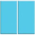 Плитка фарфоровая Serapool глазурованная 12,5x25 см голубая