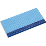 Плитка фарфоровая Serapool для римской лестницы прямой элемент 12,5х25 см, кобальт-голубая, с буртиком