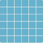 Мозаика фарфоровая однотонная Serapool 50х50 мм синяя