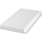 Плитка фарфоровая Serapool противоскользящая профилированная 25х50 см, белая, Elegant XL