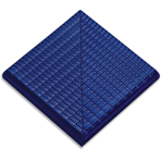 Плитка фарфоровая Serapool для римской лестницы диагональ 12,5x12,5см, кобальт, с буртиком