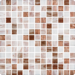 Стеклянная мозаичная смесь JNJ Mixed Color 20x20, 327х327 мм V 0929