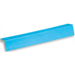 Плитка фарфоровая Serapool угловой элемент наружный сгиб большой 41х41х7,8 см, голубой
