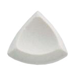 Плитка фарфоровая Serapool угловой элемент уголок сгибов внутренних 4х4 см, белый (без глазури)