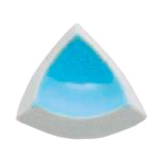 Плитка фарфоровая Serapool угловой элемент уголок сгибов внутренних 4х4 см, голубой