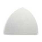 Плитка фарфоровая Serapool угловой элемент уголок сгибов наружных 4х4 см, белый (без глазури)