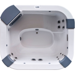 СПА бассейн Jacuzzi Italian Design Delos 215x190x80 см чаша Cobalt обшивка Graphite