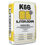 Litokol Клеевая смесь для плитки LITOFLOOR K66, цвет серый, мешок 25кг