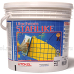 Litokol Смесь на эпоксидной основе (2-х компонентная) LITOCHROM STARLIKE C.480 (Серебристо-серый), ведро 2,5 кг