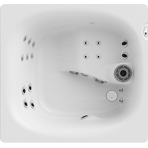 Мини СПА бассейн Jacuzzi Italian Design City Spa 160x150x75 см чаша White обшивка Тик (нагреватель 1,5 кВт)